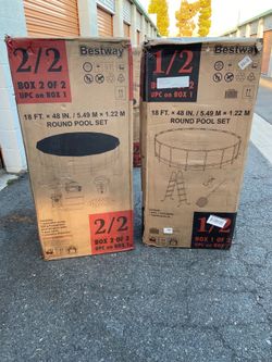 Pool Bestway 18ft x48in new