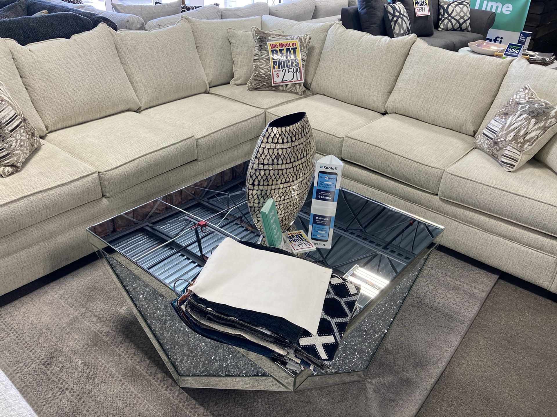 Classy Couch Easy Financing $2599