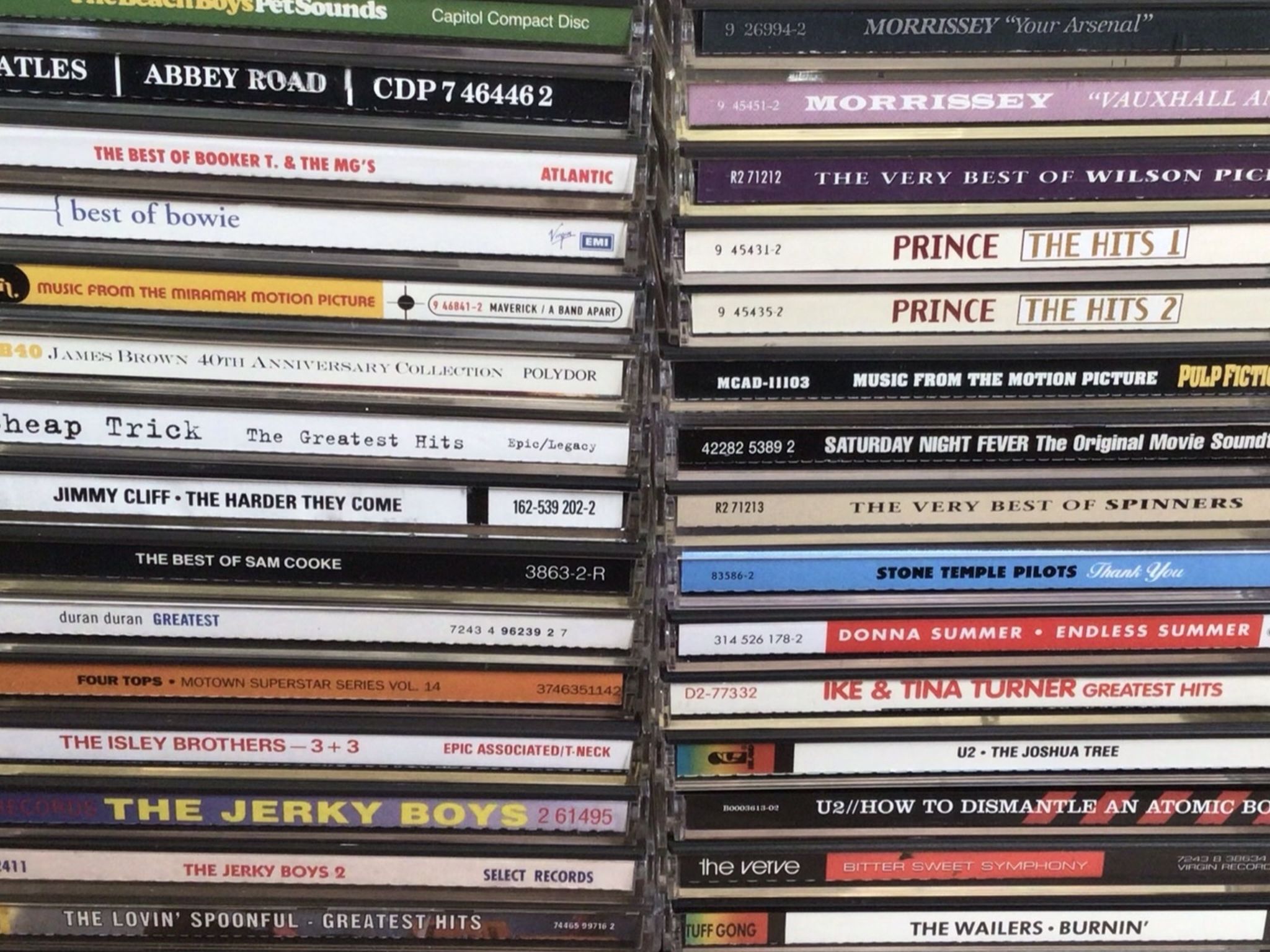 CDs - 34 Total: Beach Boys, Beatles, Prince, and more. See pics for selections.