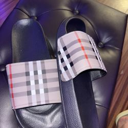 Burberry Style Sandals Size 44 Fits like 9.5 men’s