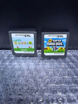 Japan New Super Mario Bros + Animal Crossing Loose  Nintendo DS  JAPANESE VERSION