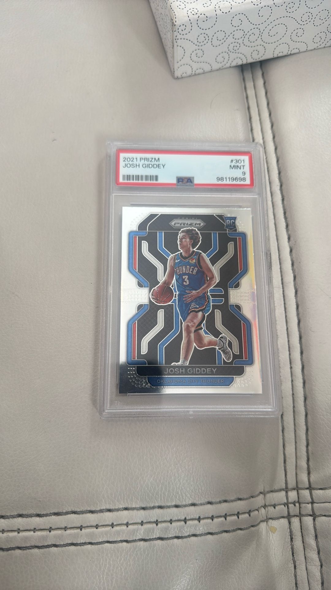 Josh Giddey Graded Rookie card