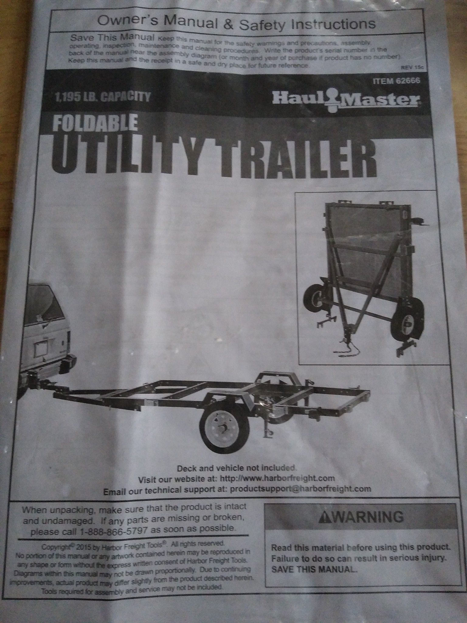 Brand New foldable 4x8 utility trailer