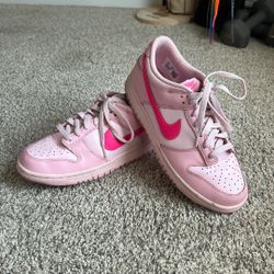 Nike Dunk Low "Soft Pink/Pink Foam/Hyper Pink" Grade School Girls' Shoe