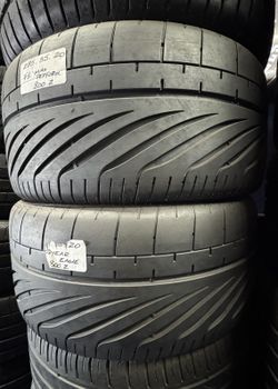 ✅ 2 USED TIRES 285/35ZR20 GOODYEAR EAGLE SUPERCAR F1 HIGH PERFORMANCE 285 35 20