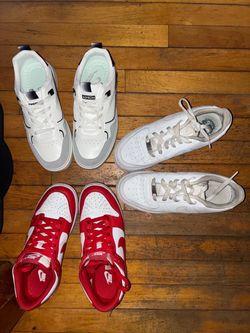 3 pairs of sneakers