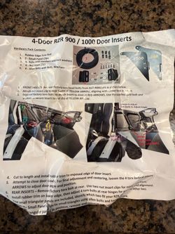 Razor RZR 1000 door inserts new