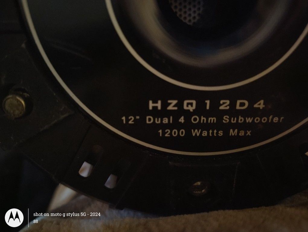 Hypnotic 12 Inch Speaker