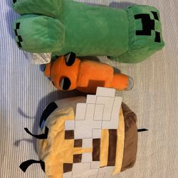 Minecraft Plushies 