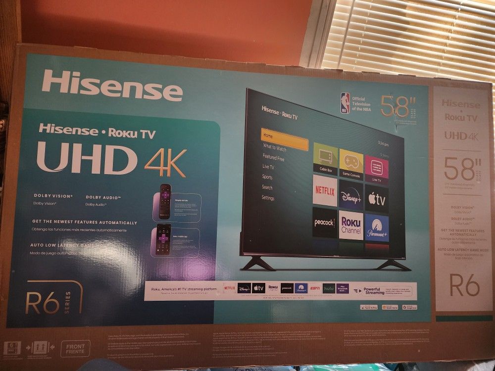 58" Hisense Roku TV - Brand New / Unopened w/ Mount. MAKE ME AN OFFER!!!