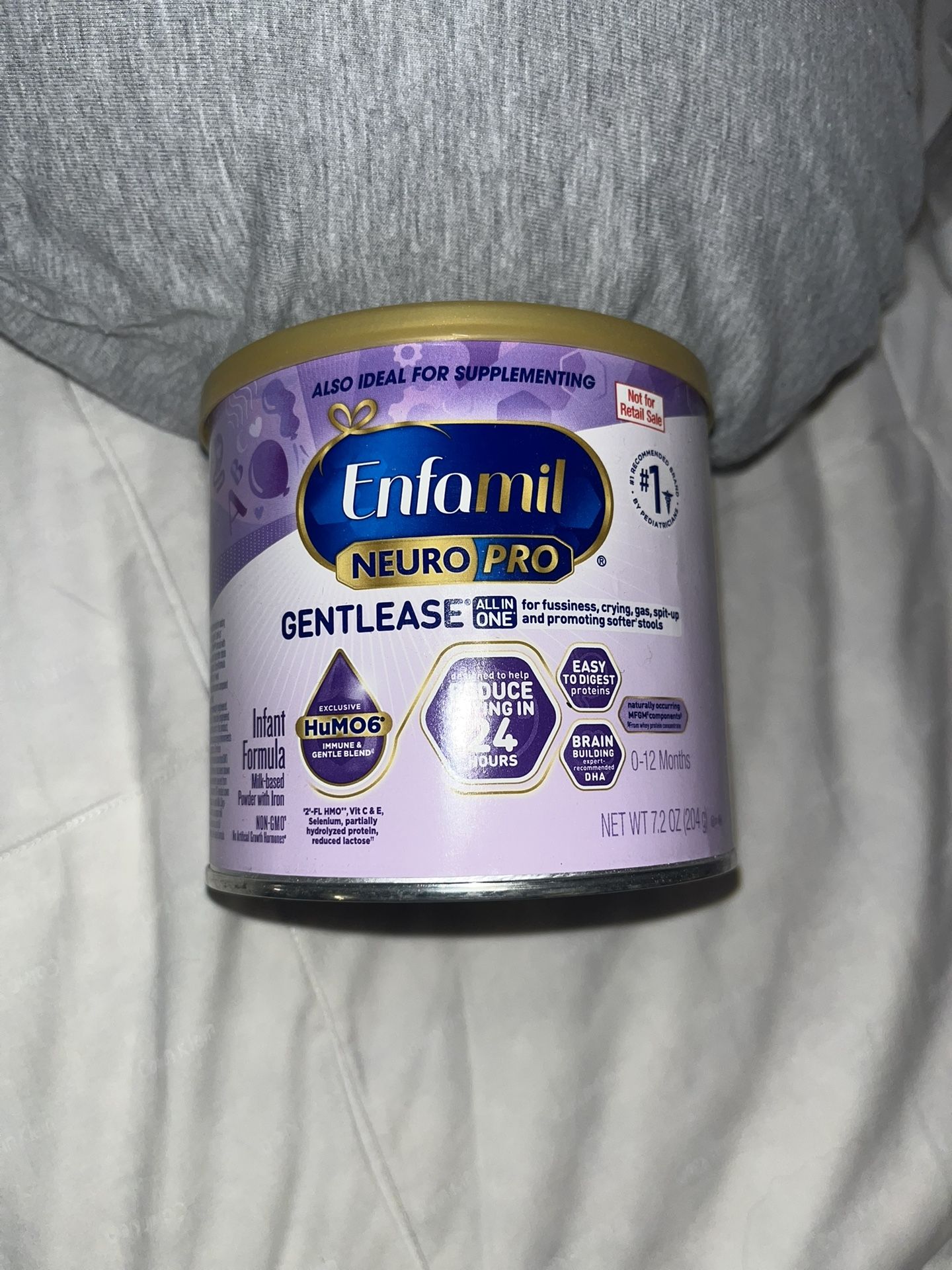 7.2oz can of Enfamil NeuroPro Gentlease infant formula