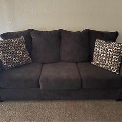Black 2 Piece Couch 