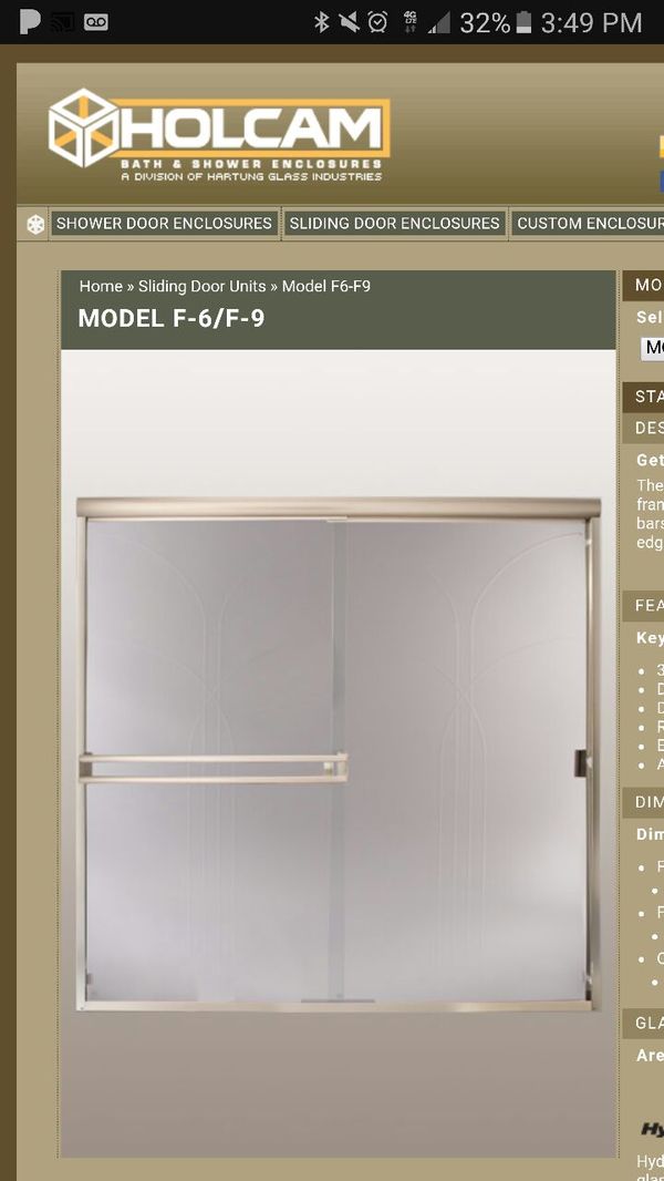 Holcam Shower Door New For Sale In Federal Way Wa Offerup