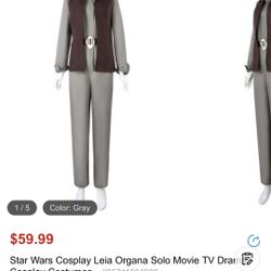 Star Wars General Leah Cosplay Costume