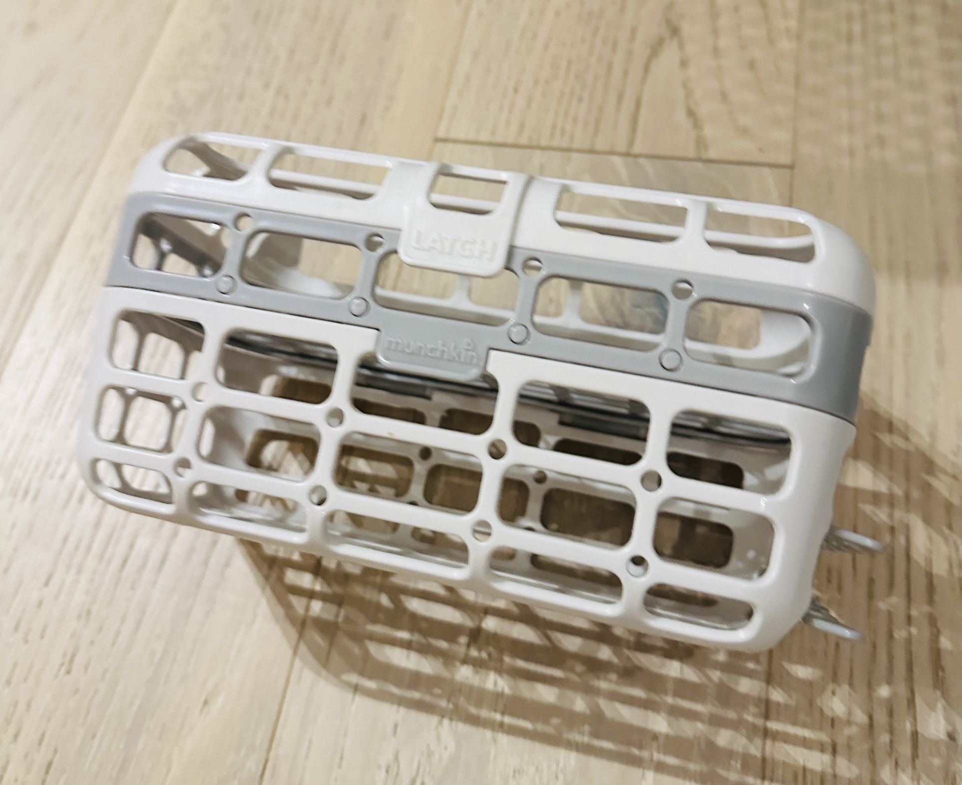 Dishwasher Basket, 1 Pack, Grey + Bottle Brush