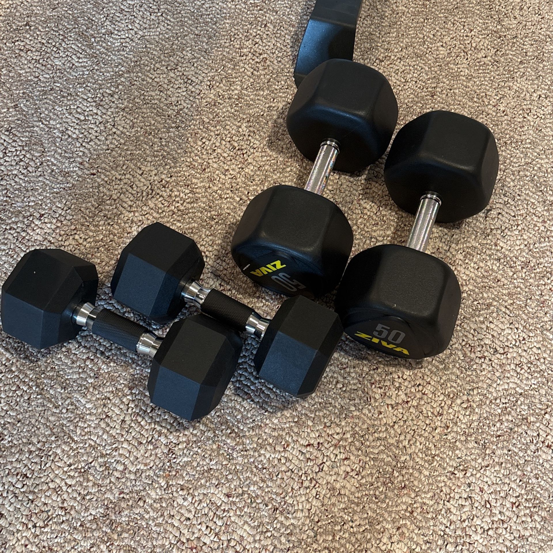 Dumbbells 50’s Set And 25’s Set