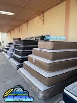 Lesly Queen mattress and Boxspring bed set new Colchon y tambor