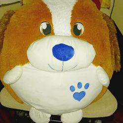 🐶 BROWN & WHITE PLUSH DOG
: Cute Brown & White Plush Dog – Soft & Cuddly
Price: $12
