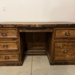 Rustic Executive Office Desk