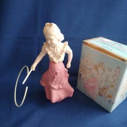 Vintage  Avon Roll-a-Hoop Girl Perfume Cologne Bottle Cotillion cologne Full