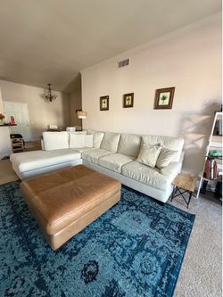 Living Spaces L shape sofa