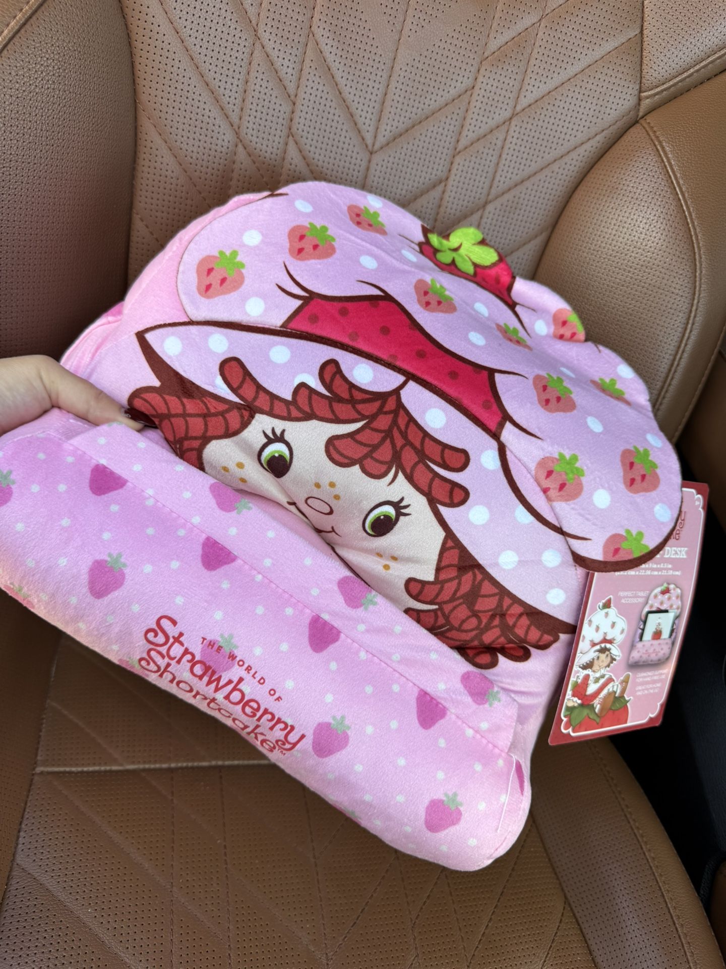 Strawberry Shortcake Plush Lap Desk🍰🍓
