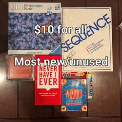 Games/Puzzle All For $10