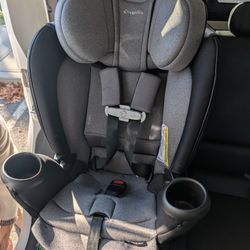 Evenflo Gold Revolve360 Extend All-in-One Rotational Car Seat with SensorSafe (Moonstone Gray)