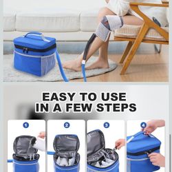 Medical Cold Therapy System Ice Machine for Knee Pain Relief Cryotherapy Freeze Kit with Universal Pad for Shoulder Ankle Back Hip Leg Arthritis Swell