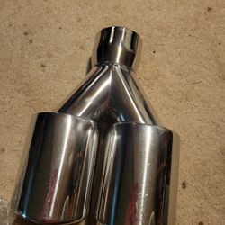 3.5 Inch Stainless Steel Dual Y Exhaust Tip 