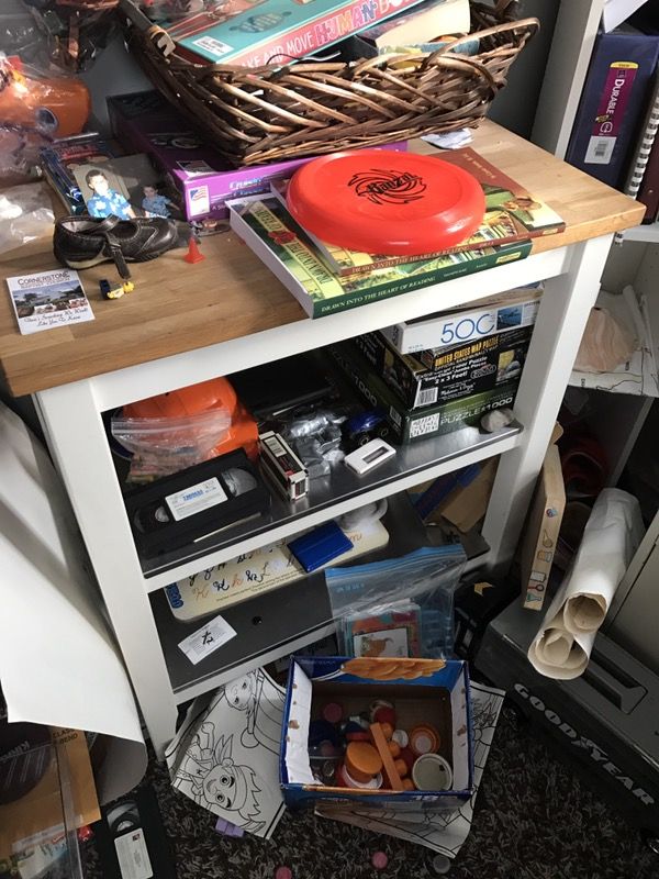 Small table with shelves made for kitchen for great for microwave or anything else only $100