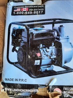 New Land Honor LHR-TWP80 3" Gas Engine Water Pump