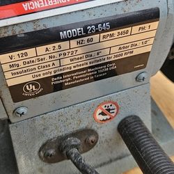 Delta Bench Grinder With Light