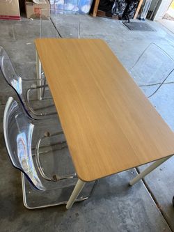 IKEA Table with set of 4 Tobias Chairs