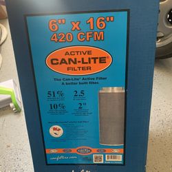Can lite Mini Filter 6”x16” 420 CFM