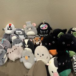 Squishmallows ( Black And Gray Collection)