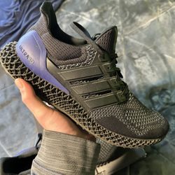 Adidas Ultra 4D OG Black Purple FW7089 Size 11.5 Used