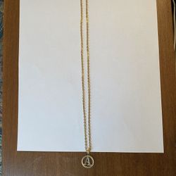 18K Solid Gold Circle Link Chain 