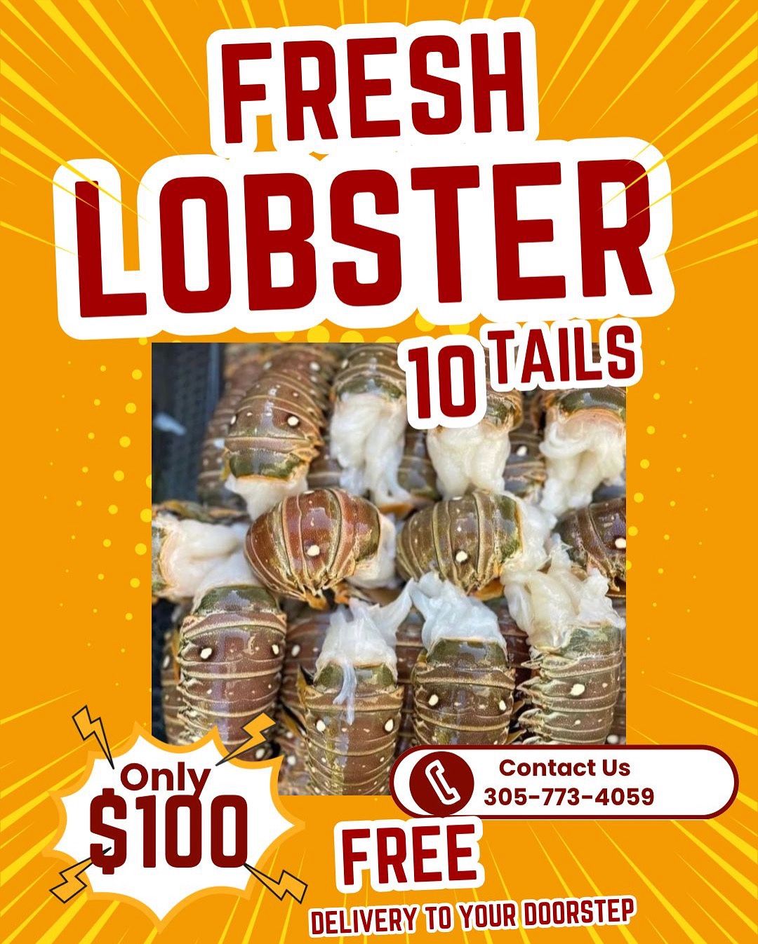 Whole Lobster and Lobster Tails