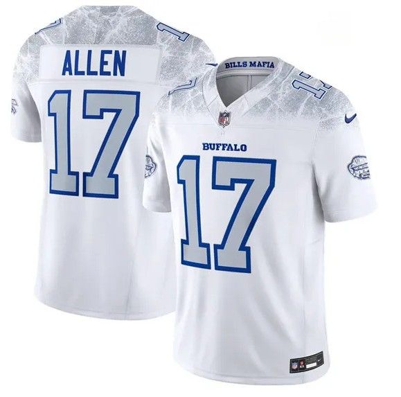 NFL  Buffalo Bills  ALLEN JERSEY  SIZE:S-XXL