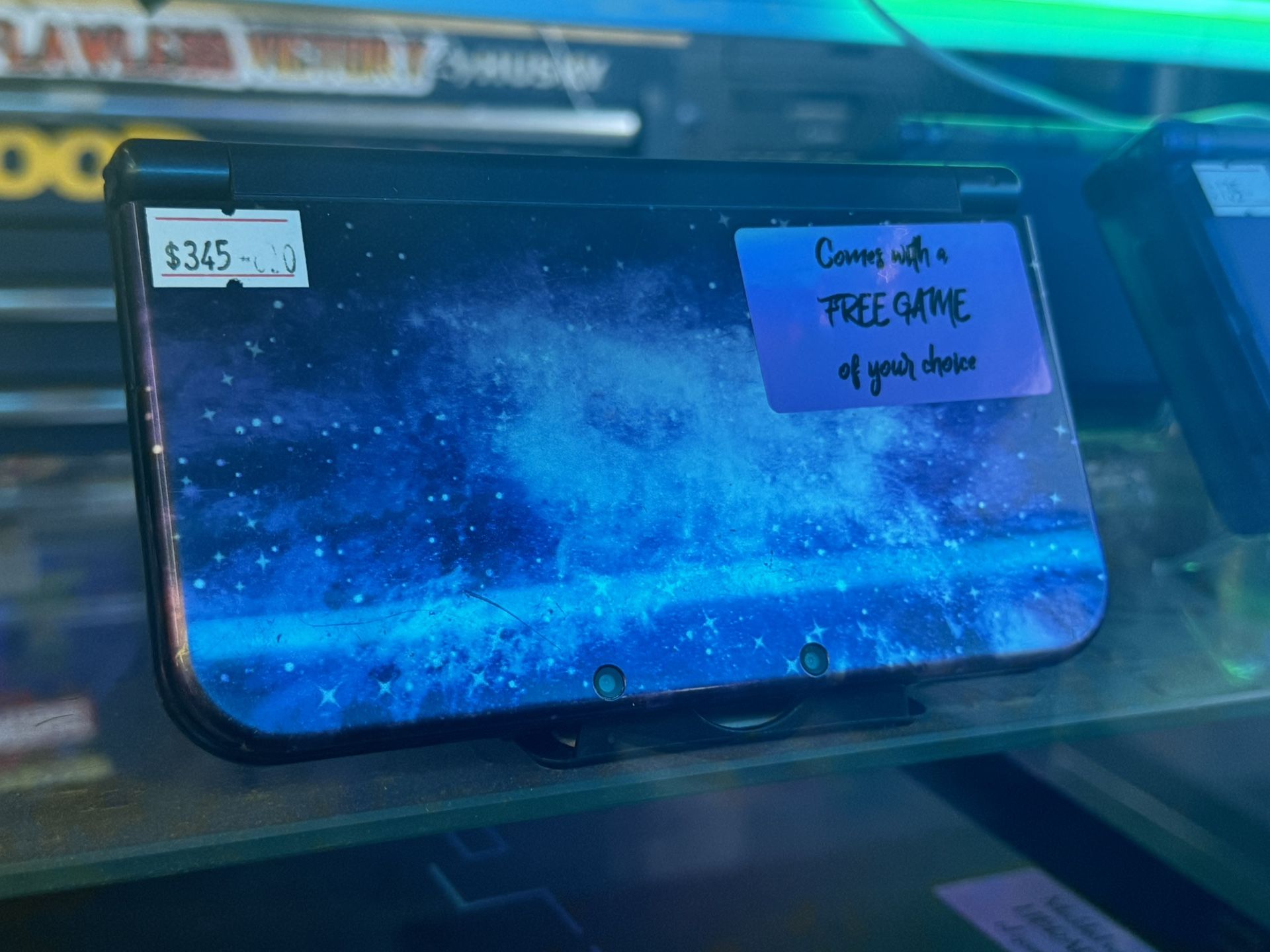 New Nintendo 3DS XL Galaxy Edition *Comes w/ONE Free Game of Your Choice*