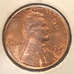 Smokin' Lincoln penny