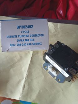 2 pole definite purpose contactor