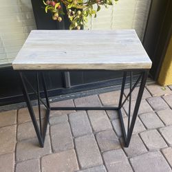 Rustic farmhouse side table