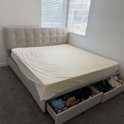 King Size bed And Mattress 