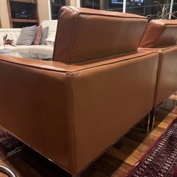 Leather Lounge Chairs