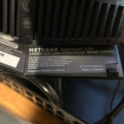 Nighthawk Modem/router