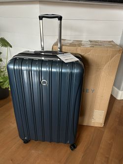 Delsey Luggage Helium Aero 30-Inch Expandable Spinner Trolley, One Size Teal Chandler Blvd & Dobson