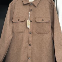 Camel Hair Color Casual Shirt/Fall Jacket 
