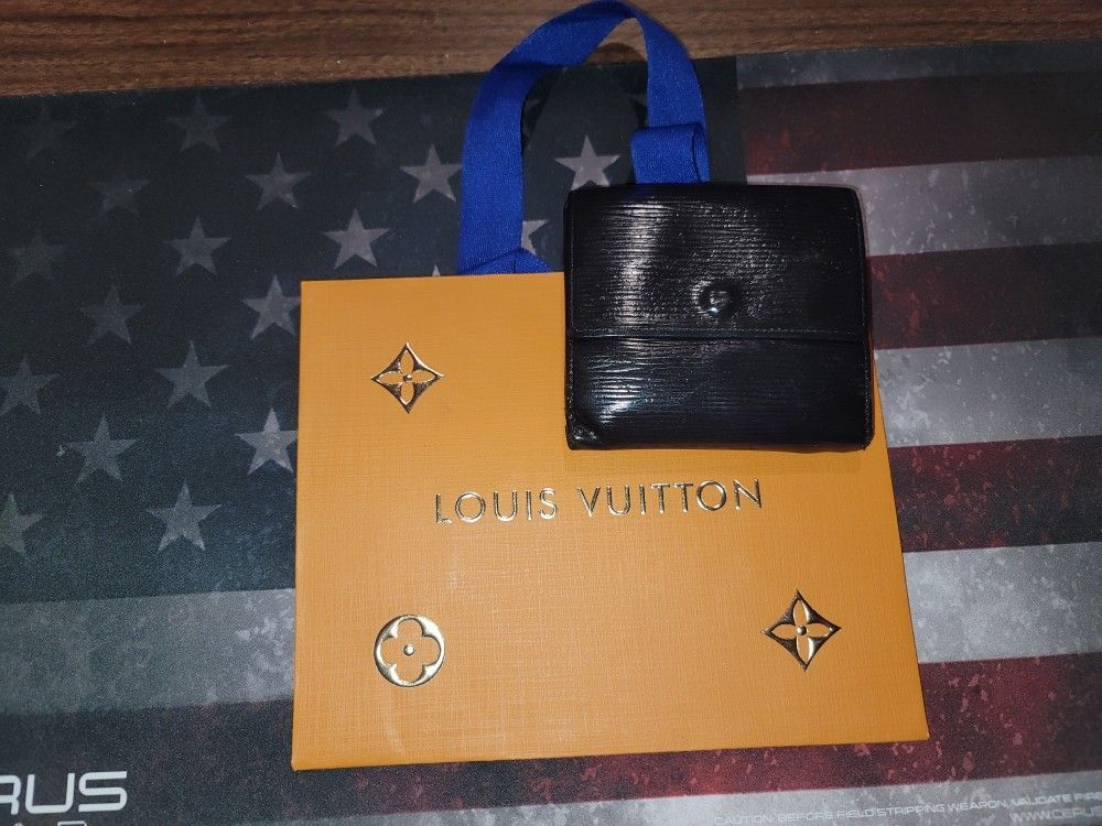 Louis Vuitton Epi Wallet Black